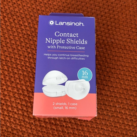 New Lansinoh Contact Nipple Shields with Protective Case - Picture 1 of 1